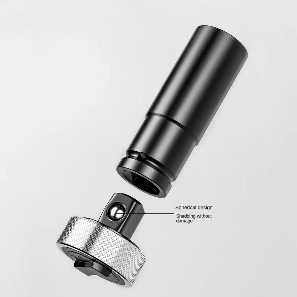 2025 Мини-ключ с трещоткой 1/4" 3/8" 1/2" привод небольшой быстроразъемный портативный цельнометаллический ладонный палец реверсивный двухсторонний квадратный инструмент