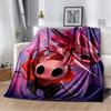 Флисовое одеяло с 3D принтом Game Hollow Knight для кроватей, походов, пикника, толстое одеяло, покрывало, флисовое одеяло