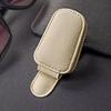 Universal Car Visor Clip Faux Leather Magnetic Eyeglass Holder for Sunglasses Reading Glasses Convenient Eyeglasses Hanger