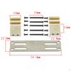 DIY RC Car Steering Servo Mounting Hardware Mount Holder for WPL MN Truck, Semi-Truck, Pickups