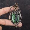 Ruby Zoisite Pendant Copper Wire Wrapped Pendant Handmade Pendant Original Gemstone Pendant Ruby Zoisite Jewelry Gift For Mom Copper Jewelry