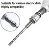 Самоблокирующаяся электрическая гаечная головка-переходник Квадратный хвостовик Патрон для ручной дрели Сверление отверстий