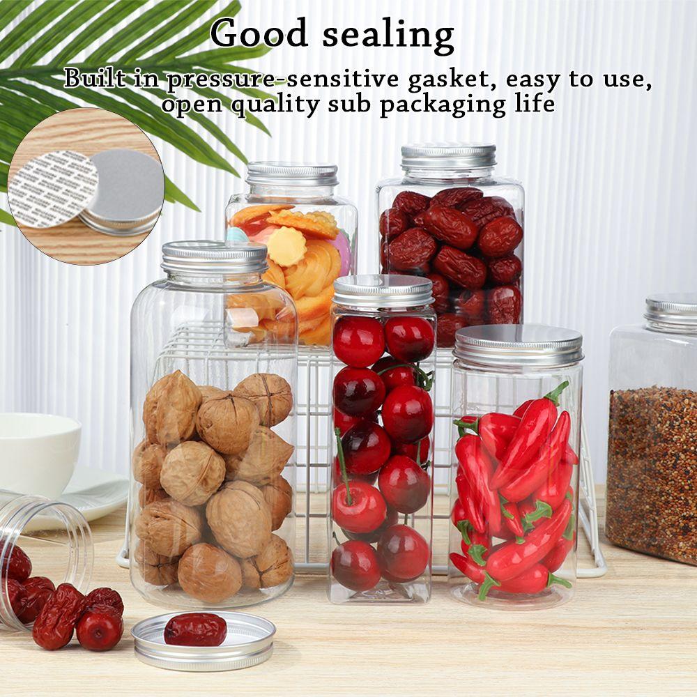 Контейнеры для хранения продуктов хранения герметичные Контейнеры для еды с этикетками Бутылки для хранения хлопьев
