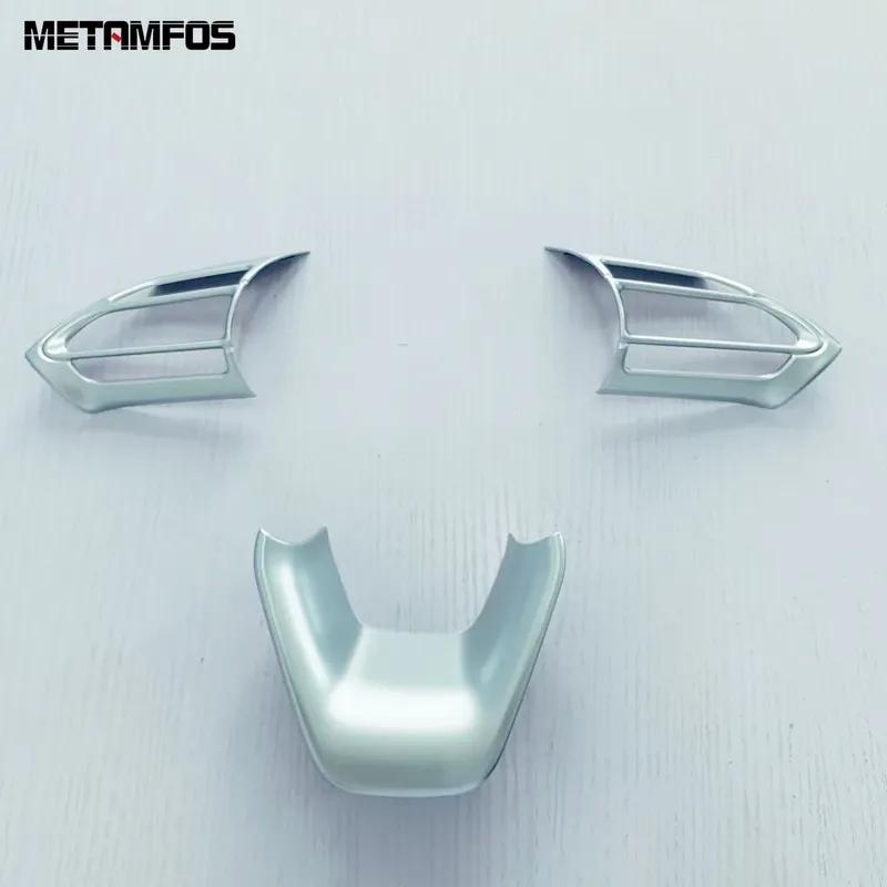 For Toyota Sienta 10 Series 2024 Matte Steering Wheel Cover Molding Trim Frame Sticker Bezel Accessories Car Styling