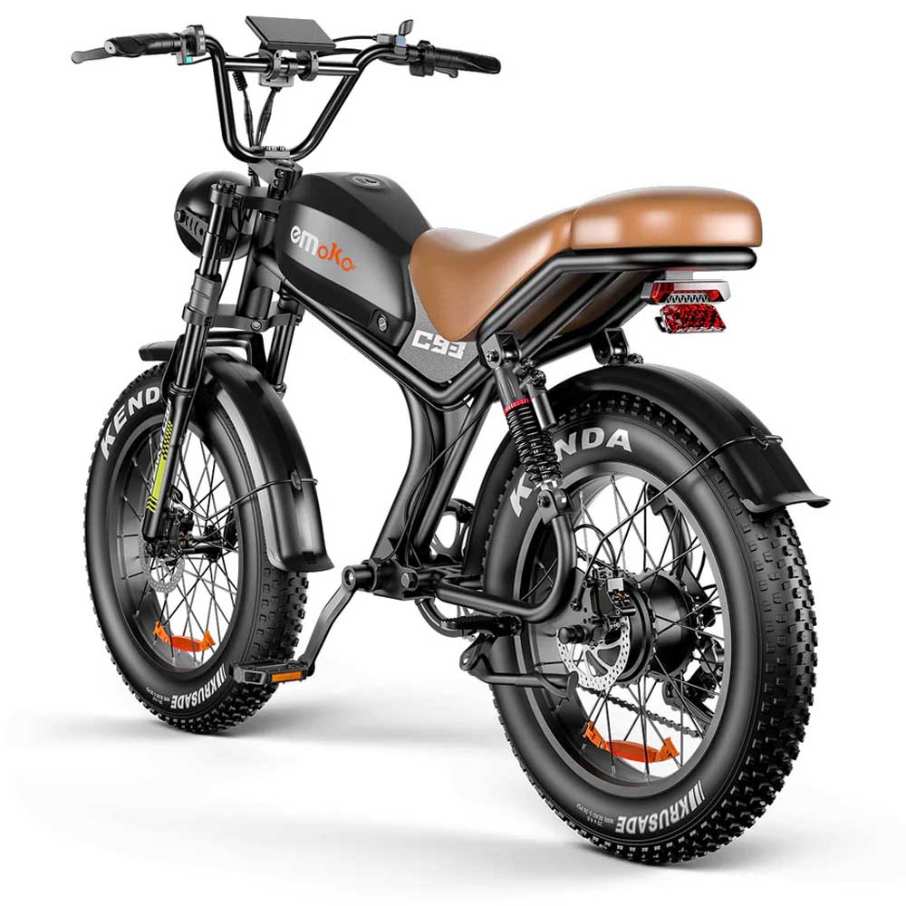 Внедорожный электровелосипед Emoko C93 20×4.0" 48В20Ач, горный электровелосипед с двойной подвеской для городских поездок и использования на открытом воздухе
