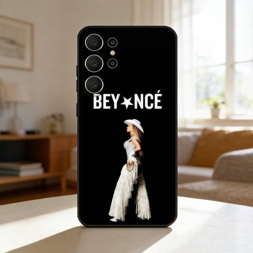 B-Beyonce Lemonade Phone Case For Samsung S26,S25,24,23,22,30,21,10,9,Ultra,Plus,Lite,FE Soft Black Case