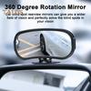 Rectangular Car Blind Spot Rearview Mirror Easy To Install Adjustable Angle Auto Convex Wide Angle Side Rearview Mirror