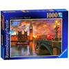 Puzzle - RAVENSBURGER - London Westminster Coucher De Soleil - 1000 Pièces - Paysage Et Nature