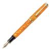 Pelikan M600 Fountain Vibrant Limited Officially Imported Souverän Pen, B-Bold Nib, Orange, Edition,