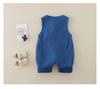 Вельветовый детский ромпер: Теплые гаремные брюки без рукавов для мальчиков - Стиль начала зимы/осени