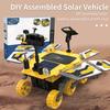 Diy Assembly Solar Powered Rover Building Block Toys, Children'S Educational Assembly Electric Toy Car