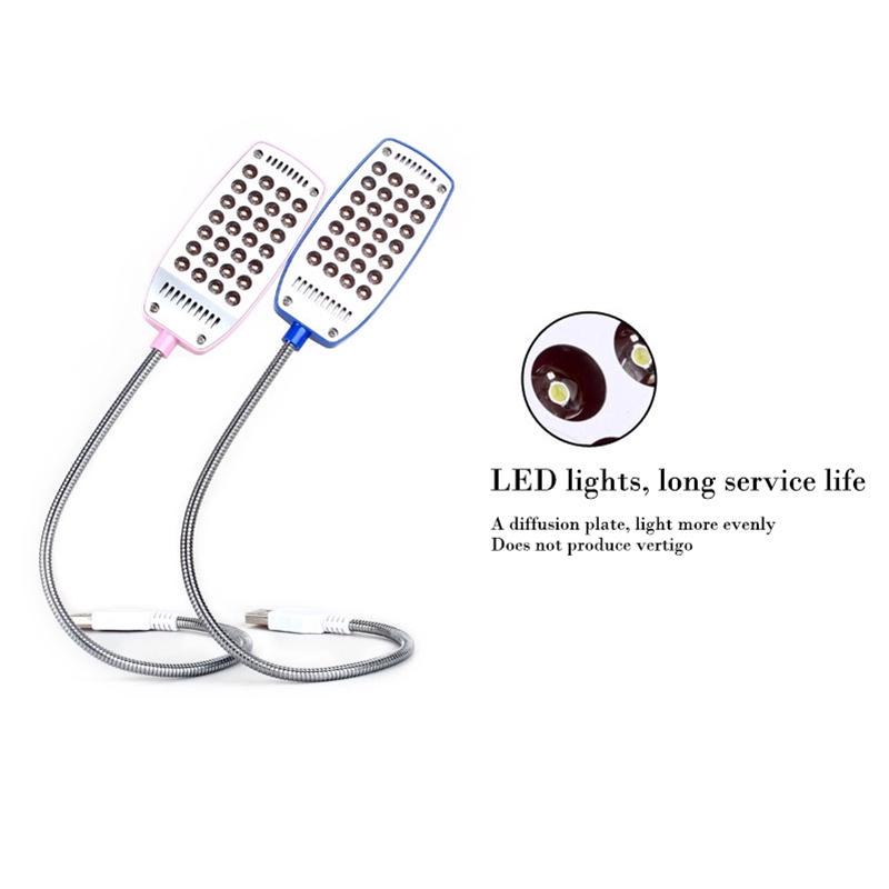 Гибкая настольная лампа USB, портативная защита глаз, 28 светодиодов, настольный светильник для чтения книг, ночник