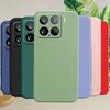 For Xiaomi 15 Case Cover Xiaomi 15 Capas New Phone Back Shockproof Original Liquid Silicone Soft TPU Fundas Xiaomi15 Xiaomi 15