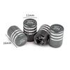 Автомобильная наклейка 4 шт. Декор колес автомобиля для Ford Mondeo Focus 2 Fiesta Kuga Explorer Shelby Mustang F150 Сплав алюминия Клапаны колес