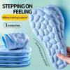 Breathable Memory Foam Massage Insoles for Shoes with Orthopedic Cushion for Sport Running