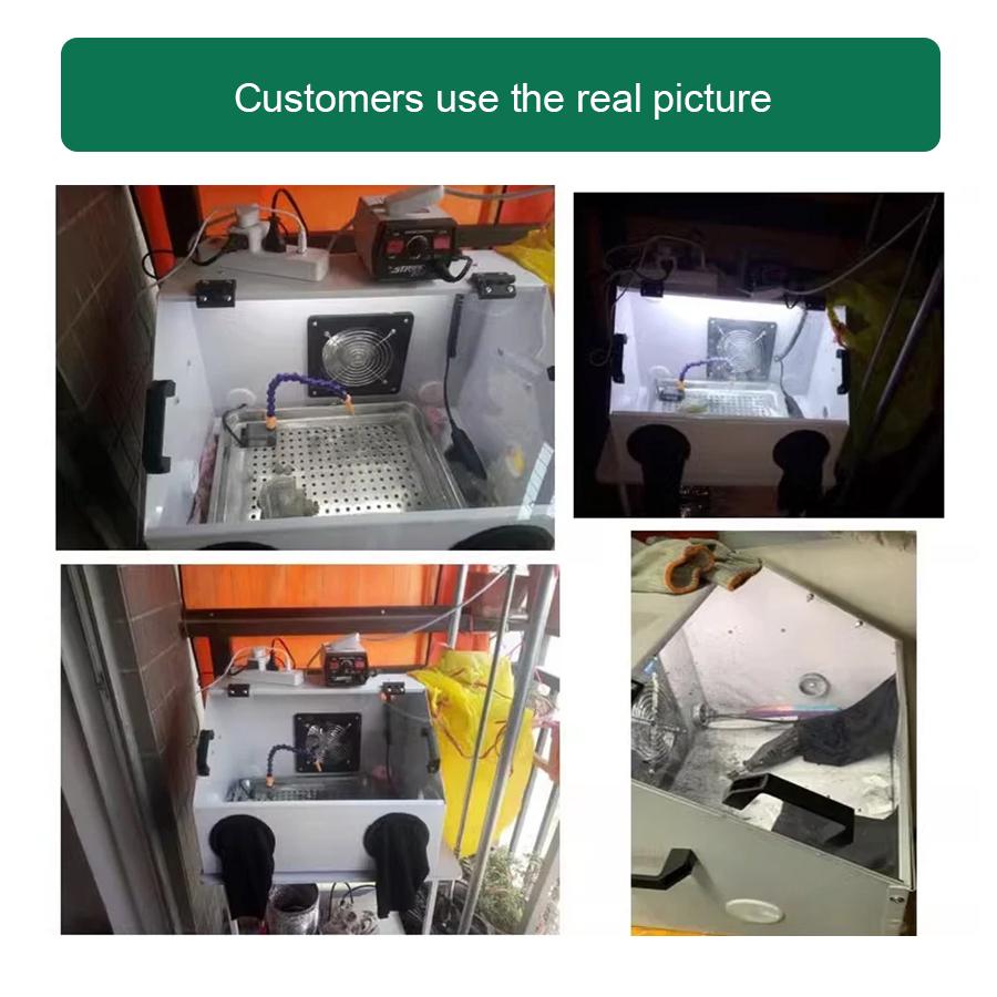 Настольный шлифовальный станок Пылесборник Янтарный Нефрит Резьба Бусины Будды Полировальная машина Электрическая шлифовка Распылительная краска Акриловая пылезащитная крышка