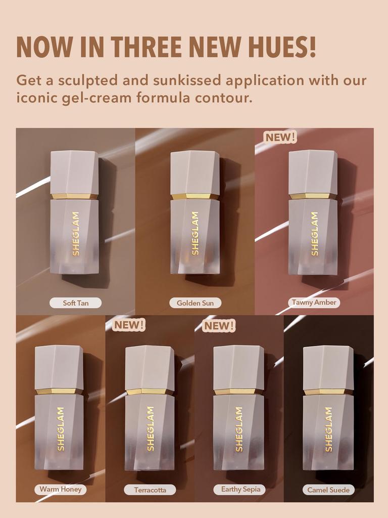SHEGLAM Жидкий очень мягкий бронзатор для загара для похудения, стойкий, пигментированный, вид.