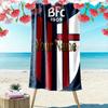 Bologna Fc Custom Name Print Beach Towel Large Soft Quick Dry Towel For Beach Camping Swimming