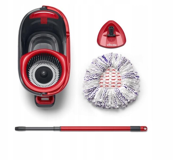Vileda Turbo 3-in-1 Spin Mop with Bucket Set