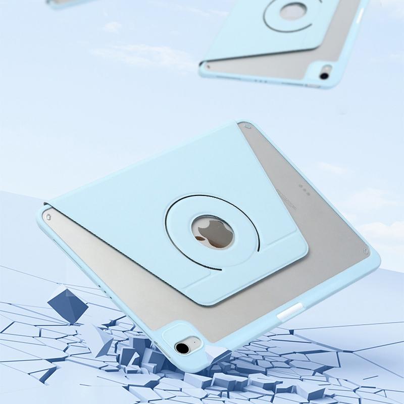 For iPad Air 13 (2025)/(2024) Case Leather Magnetic Detachable Smart Tablet Cover Rotation Foldable Stand