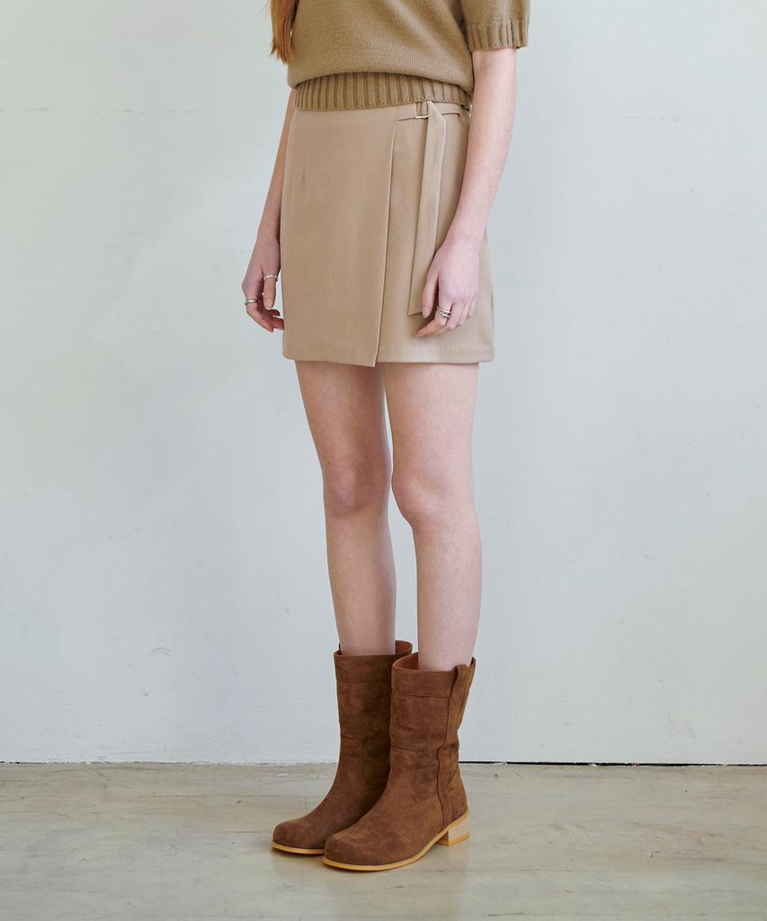 Pandora Fit Amanda Buckle Wrap Mini Skirt