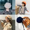 Artist Painter Bonnet Children Warm Beret Knitted Baby Beret Hat Vintage Princess Cap  Girls