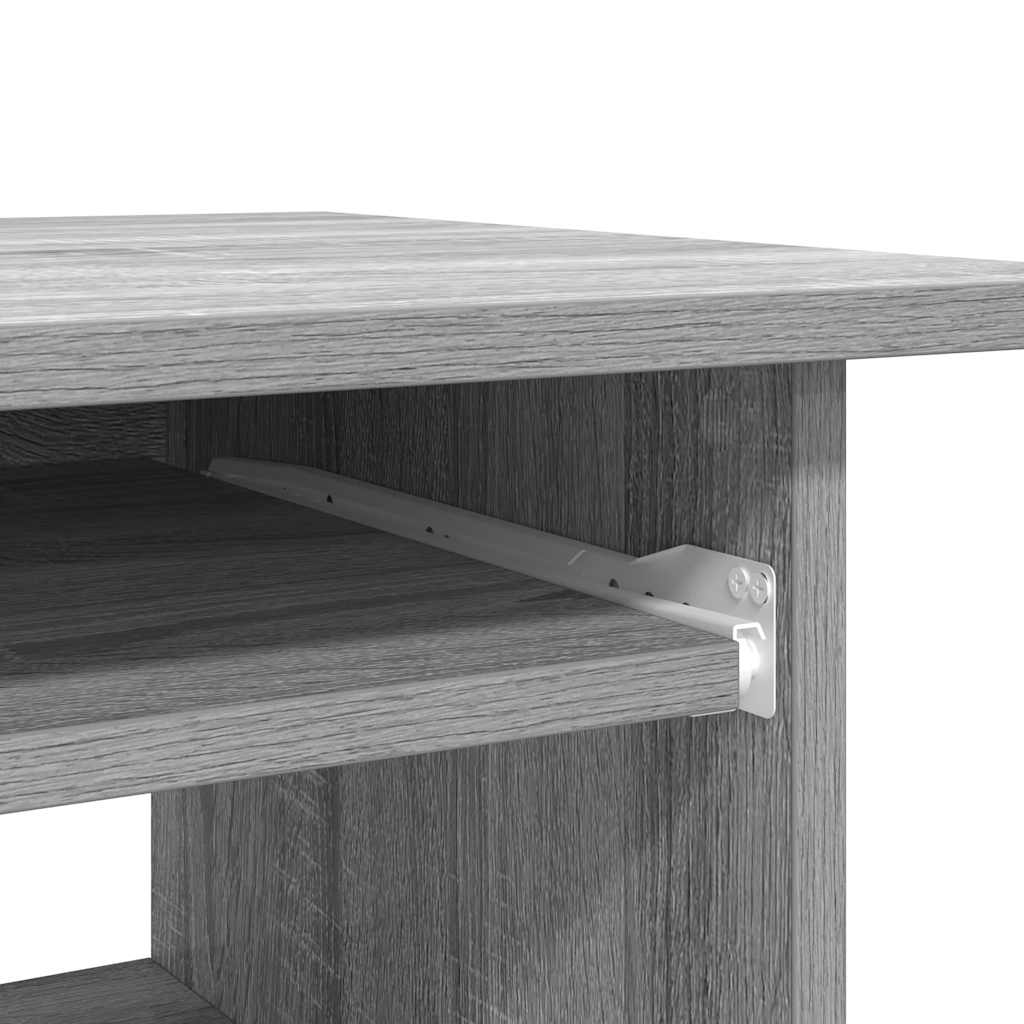 Desk Gray Sonoma 80 x 45 x 74 cm Particleboard