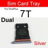Sim Card Tray Holder For Oneplus 6 6T 7 7T Pro X 1 2 3 3T 5 5T Sim Slot Socket SD Card Memory Reader Flex Cable Repair Parts