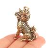 Qilin Luck Animal Fengshui Vintage Statue Figurine Wealth Brass Decor Prosperity Chinese Style Ornament