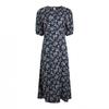 Женское/дамское миди-платье Weird Fish Everly с цветочным принтом Eco Liva