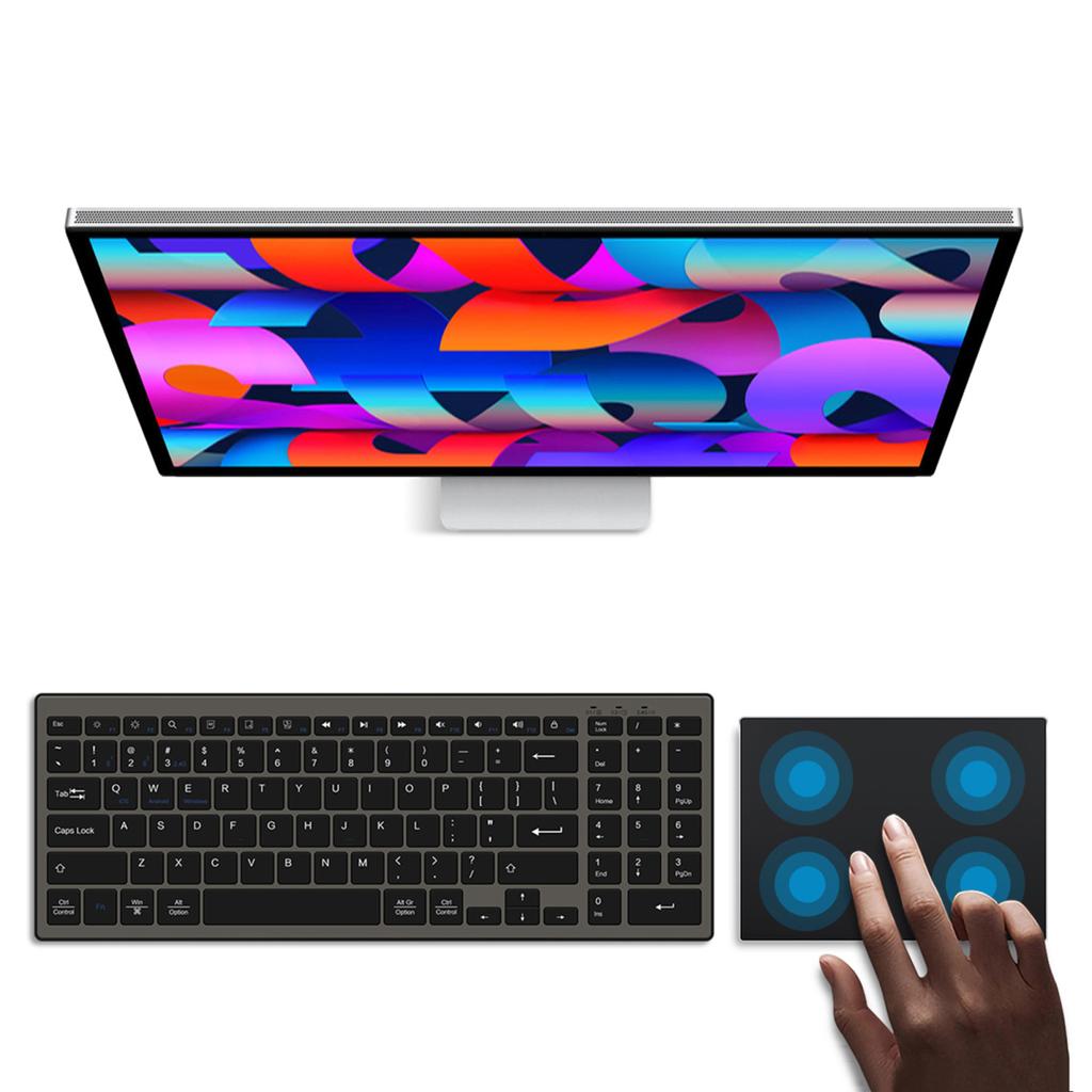 Беспроводной сенсорный планшет Yousheng с поддержкой Bluetooth, ультратонкий, с управлением жестами, компактный дизайн, портативный многофункциональный сенсорный планшет для ноутбука и планшета