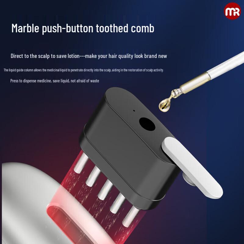 Morphyrichards Electric Red Light Scalp Massager Comb