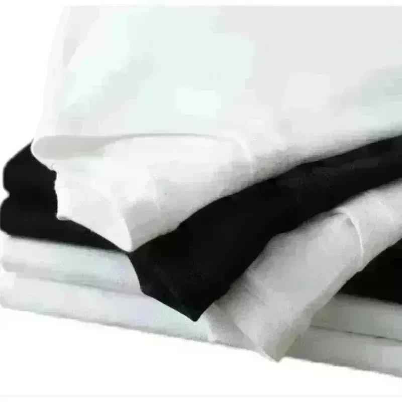 Summer Men's and Women's Black Patterned Round-neck T-shirts - Graffiti Skull and "RAMZID" Print Urban Street Style