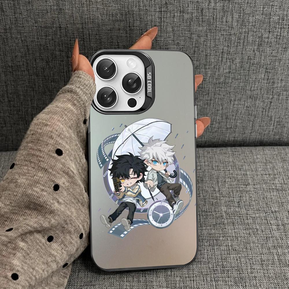 Аниме Ссылка Клик Время Агент Чехол для Телефона Для iPhone 16 15 14 13 12 11 Pro Max X XR XSMAX 8 7 Plus Матовый Ударопрочный Задний Чехол