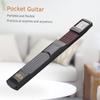 6-String Pocket Guitar Chord Trainer Folk Guitar Practice Tool Gadget 6 Frets with Rotatable Chords