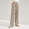 Shetu Women's Plaid Casual Pants
