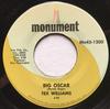 7-дюймовая пластинка TEX WILLIAMS Big Oscar Wasted Dreams MN451200 Monument 1970 США Кантри/Фолк Б/у