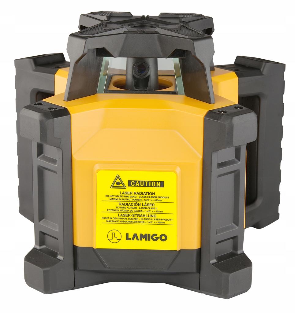 Laser rotacyjny spin 305 automatyczne poziomowanie spadki 500m czerwony