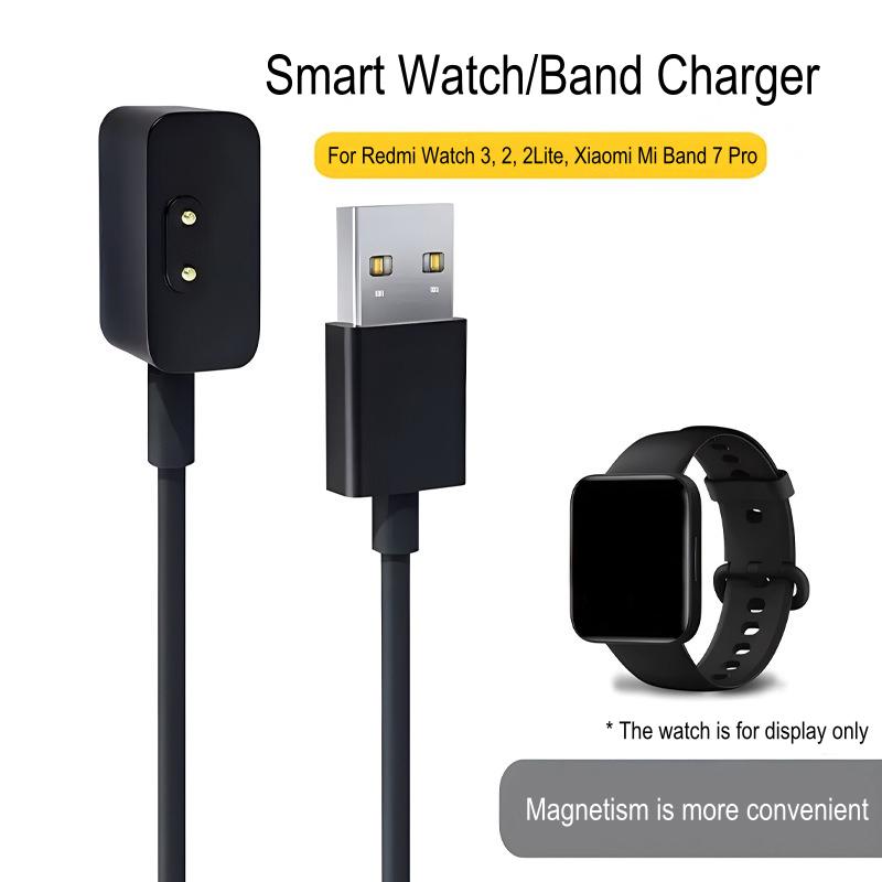 55см/100см Беспроводная зарядка для Redmi Watch 2 Lite USB-кабель для зарядки Зарядная док-станция для умных часов для Xiaomi Mi Band 7 Pro