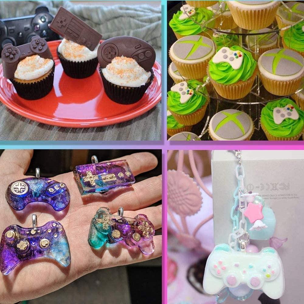 Silicone Mold Controller Gamepad Game Boy Gift Mould Sugar Craft Fondant Cake Decorating Animal Mould Baking Tool Drop Shipping