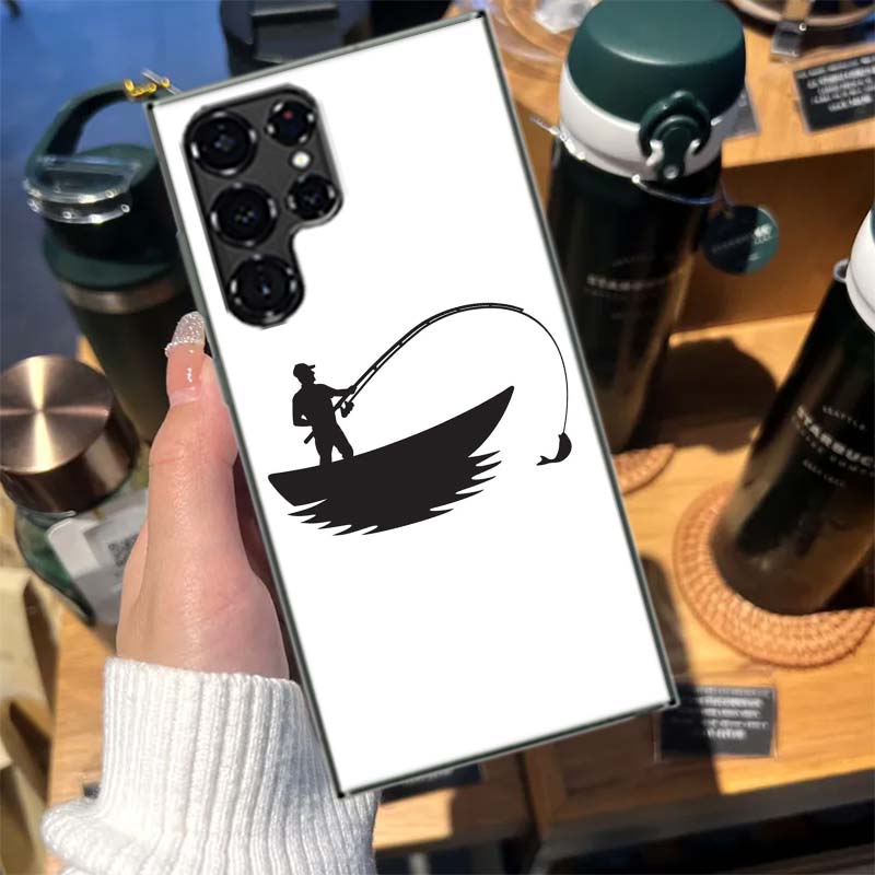 Fishing on a Fisherman's Boat Cases Phone Case for Samsung Galaxy S26 Ultra S25 Edge S24 S23 FE S21 Plus S20 S22 Cover TPU Capa