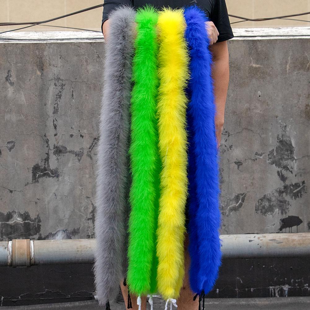 2Yards Colorful Marabou Feather Boa 50g Turkey Plumes Boas Shawl for Wedding Cosplay Clothing Accessory Decoration Plumas Boa