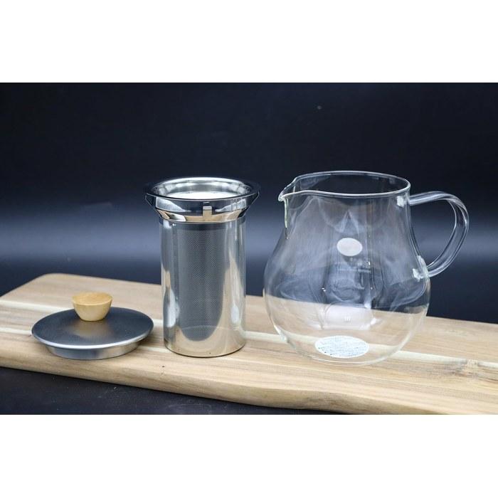 Hario Teapot 700 TPC-70HSV (Hairline Silver)