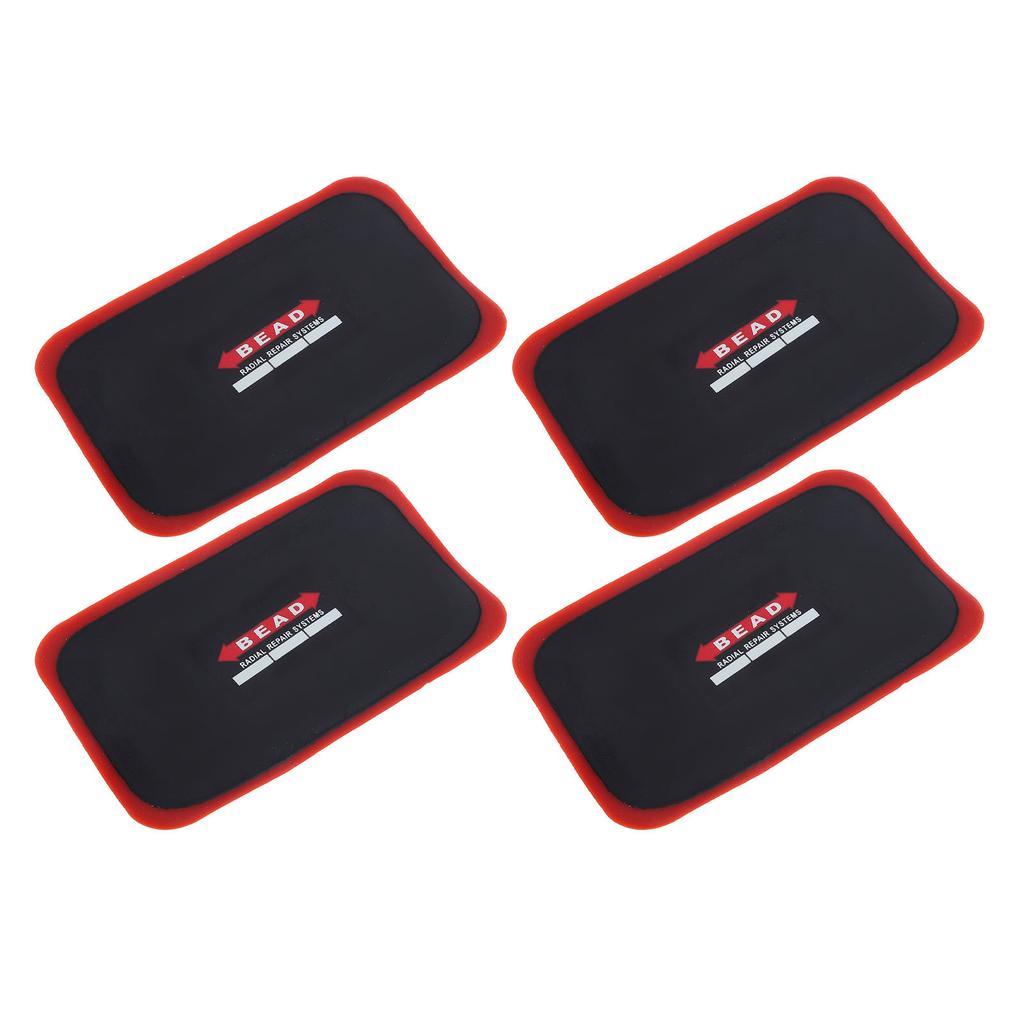 10Pcs Tire Patch 80 X 130mm Rubber Thickened Rectangle Strong Adhesive Tire Tube Repair Patch for