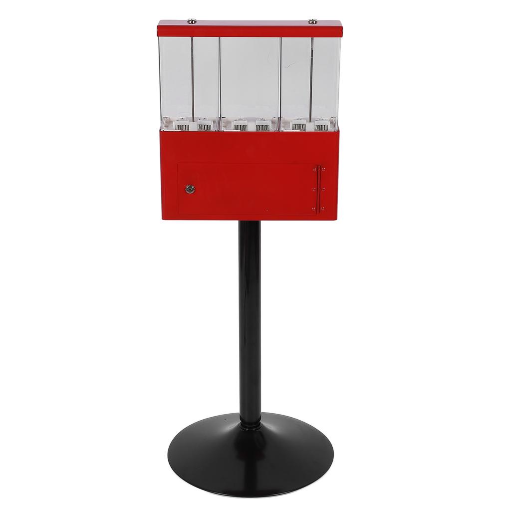 Автомат по продаже конфет с подставкой, ключи от кражи, тройные индивидуальные коробки конфет, работающие от монет