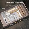 Органайзер для столовых приборов, выдвижной ящик для кухонных принадлежностей, органайзер с несколькими отделениями, большой вместимостью для столовых приборов