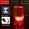 Bar Table Lamp Led Rechargeable Crystal Lamp Creative Personality Restaurant KTV Atmosphere Bedside Lamp Night Light Decorative Table Lamps