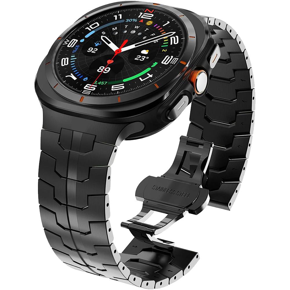 Ремешок без зазоров для Samsung Galaxy Watch 8 44 мм 40 мм / Classic 46 мм Металлический браслет для Galaxy Watch Ultra 47 мм Ремешок из нержавеющей стали