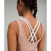 Lululemon Power Pivot Ribbed Tank Top Pink Clay
