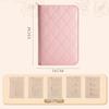 PU Leather Jewelry Storage Book Large Capacity Jewelry Organizer Roll  Travel Jewelry Organizer